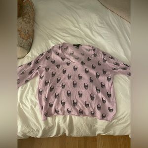 skull cashmere sweater size m amazing condition! 100% cashmere